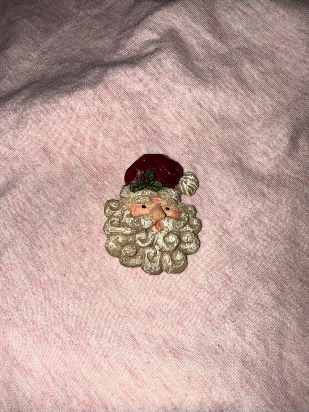 Santa Claus Decorative Brooch Pin - Red Hat